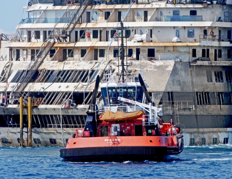 Obchody 10. rocznicy katastrofy statku Costa Concordia, przybyła grupa rozbitków - GospodarkaMorska.pl