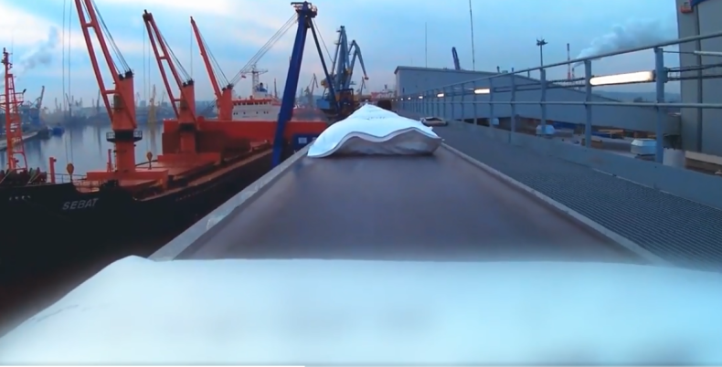 Terminal Cukrowy w Porcie Gdańsk. Zobacz, jak pracuje na pełnych obrotach [WIDEO] - GospodarkaMorska.pl