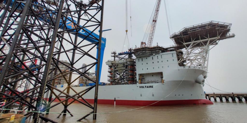 Jan De Nul zwodował największy statek instalacyjny typu jack-up - GospodarkaMorska.pl