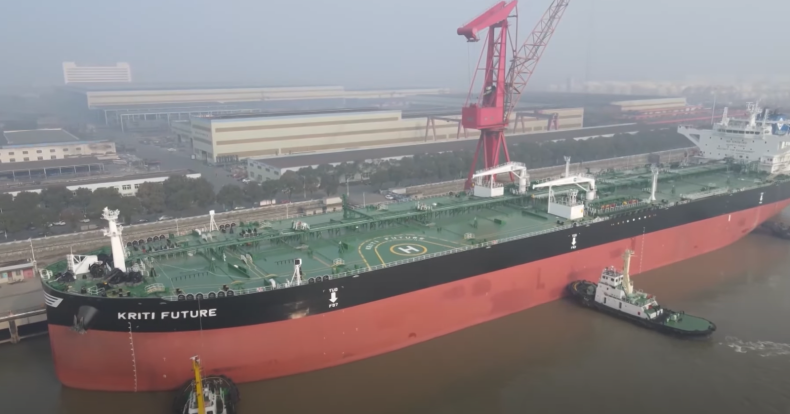 Kriti Future - pierwszy na świecie tankowiec z napędem umożliwiającym wykorzystanie amoniaku - GospodarkaMorska.pl