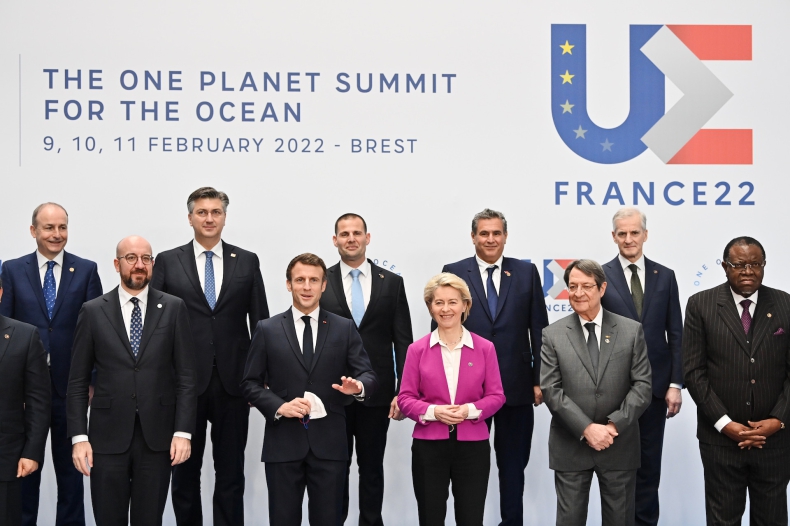 Szczyt „One Ocean” w Breście - Unia Europejska chce być liderem w zakresie ochrony oceanów - GospodarkaMorska.pl