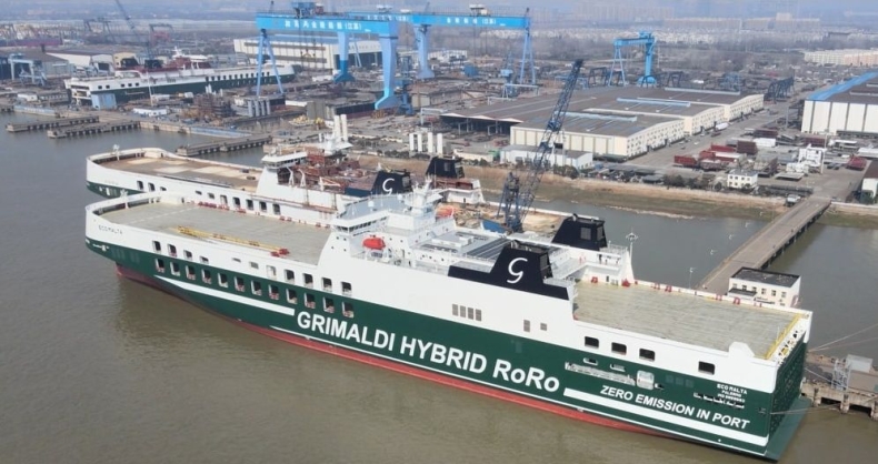 Grimaldi wprowadził na rynek kolejny ekologiczny ro-rowiec piątej generacji - GospodarkaMorska.pl