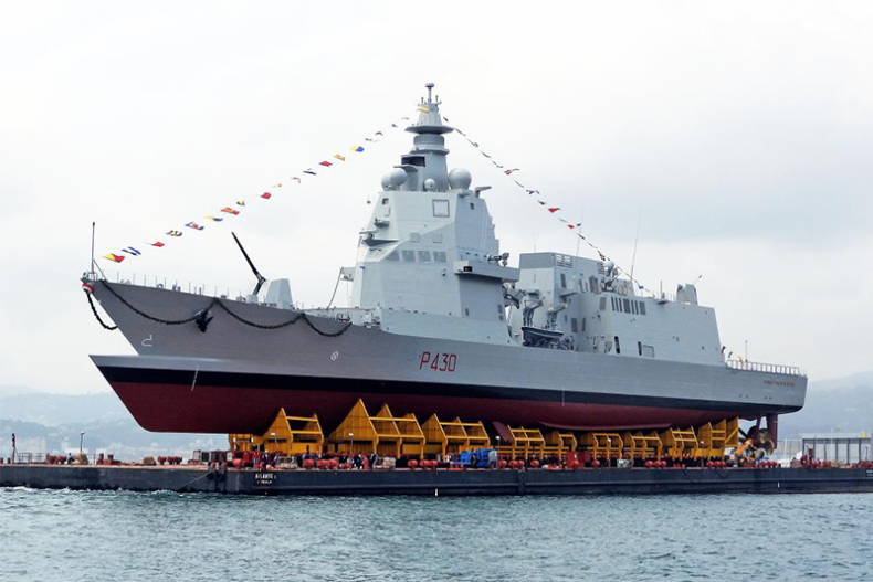 Fincantieri dostarczyła okręt patrolowy Marynarce Wojennej Włoch - GospodarkaMorska.pl