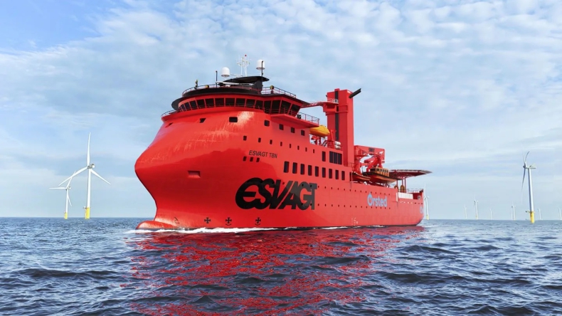Ørsted i Esvagt : Hornsea 2 będzie obsługiwana przez pierwszy na świecie statek na zielone paliwo - GospodarkaMorska.pl