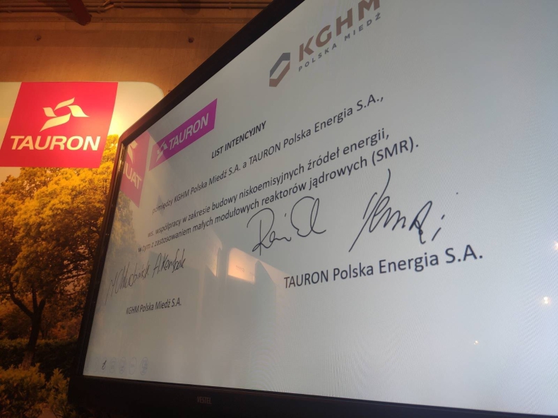 KGHM i Tauron - podpisano list intencyjny ws. współpracy przy reaktorach SMR - GospodarkaMorska.pl