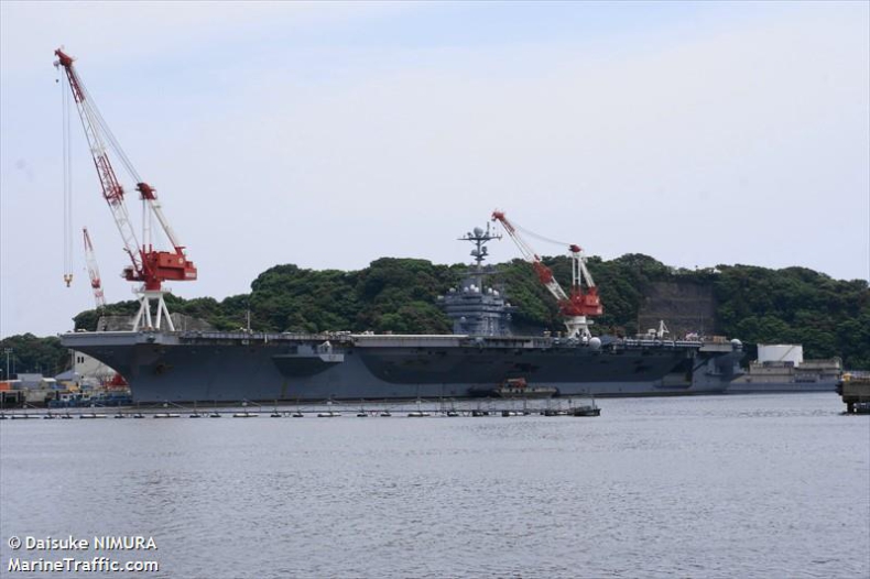 Trwa śledztwo w sprawie samobójstwa siedmiu marynarzy z lotniskowca USS George Washingtona - GospodarkaMorska.pl