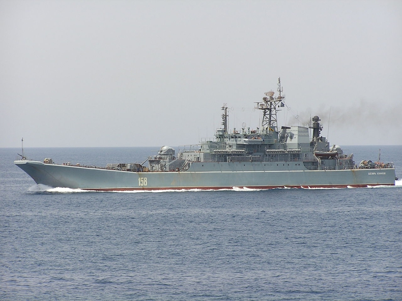 Na anektowanym Krymie naprawiane są trzy duże okręty desantowe Rosji - GospodarkaMorska.pl
