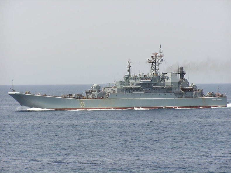 Ukraińska armia: zniszczyliśmy dwa rosyjskie okręty desantowe na południu - GospodarkaMorska.pl