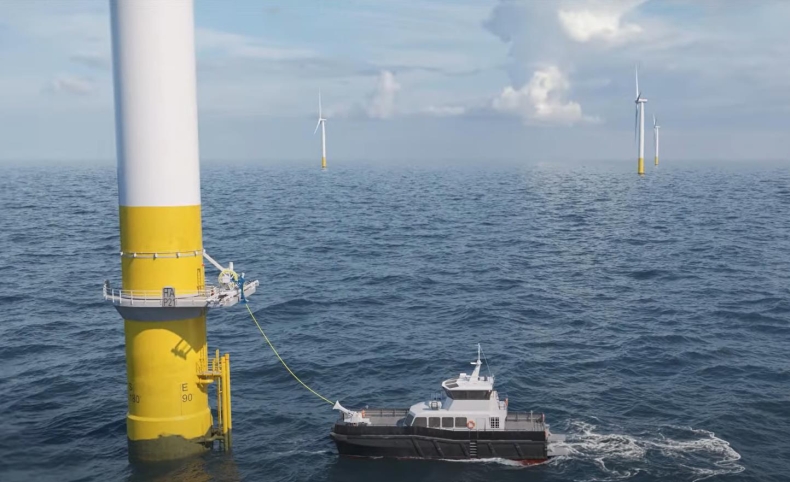 Na terenie morskich farm wiatrowych powstaną punkty ładowania statków elektrycznych [WIDEO] - GospodarkaMorska.pl