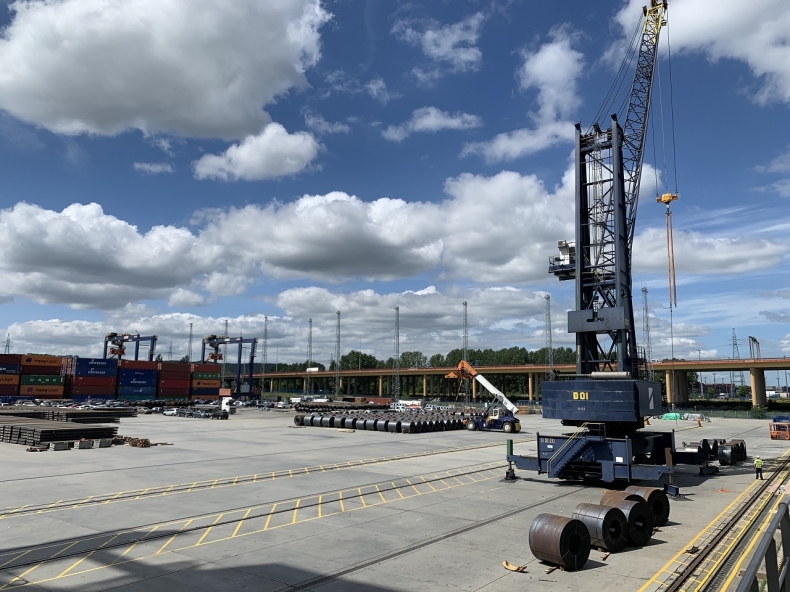 GCT w Porcie Gdynia. Na terminalu przeładowano rekordowe 50 tys. ton stali w czerwcu - GospodarkaMorska.pl
