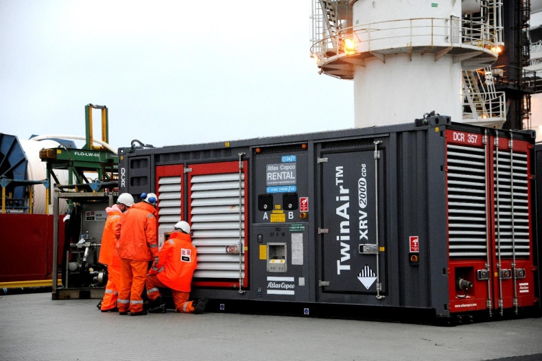 Kto jest kim w polskim offshore? Atlas Copco: Wynajmujemy powietrze, energię i innowacje - GospodarkaMorska.pl