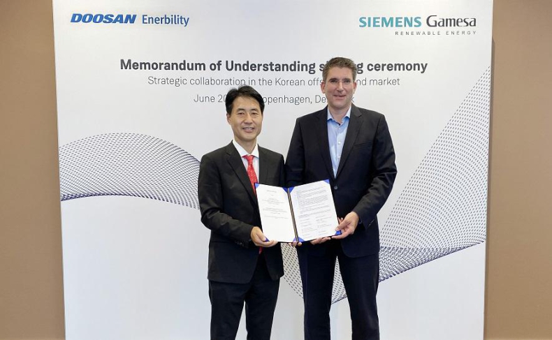 Korea Południowa szuka sojuszy w offshore wind. Doosan zaczął od Siemens Gamesa - GospodarkaMorska.pl
