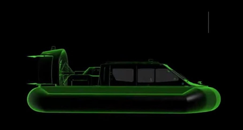 Poduszkowiec PRC-650 nadzorowany przez PRS w kolejnej fazie. Zobacz film - GospodarkaMorska.pl