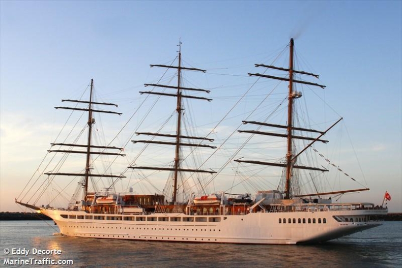 [WIDEO] Port Gdańsk. Sea Cloud Spirit zawinął po raz pierwszy - GospodarkaMorska.pl