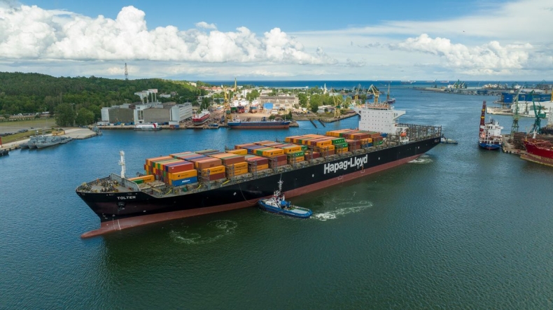 [WIDEO, ZDJĘCIA] Najdłuższy statek w historii GCT. Zobacz rozładunek Toltena w Porcie Gdynia - GospodarkaMorska.pl