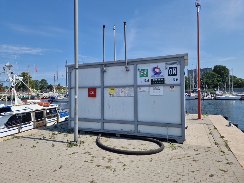 Stacja paliw dla jachtów w Kołobrzegu ponownie otwarta - GospodarkaMorska.pl