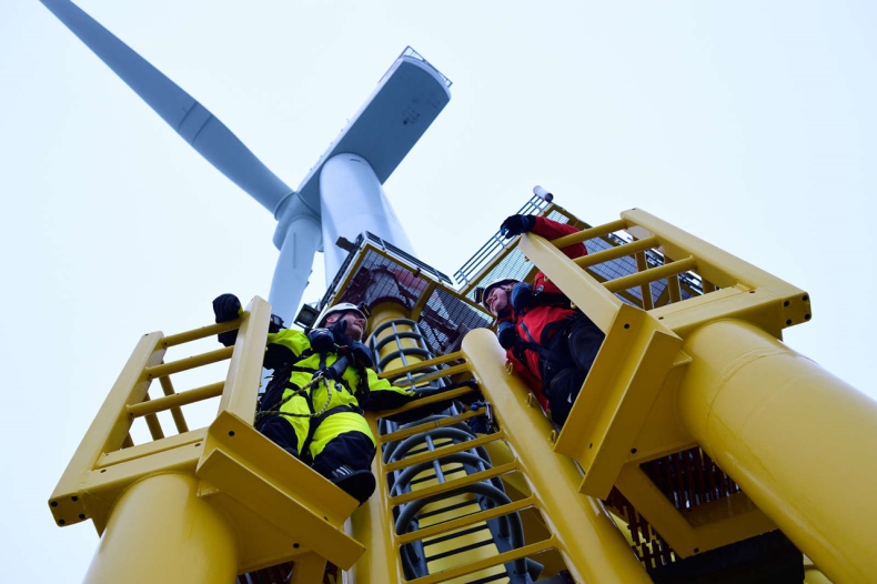 Nowa morska farma wiatrowa w Niemczech połączy produkcję energii i wodoru  - GospodarkaMorska.pl