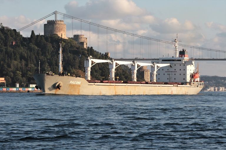 Pierwszy statek ze zbożem wypłynął z Odessy do Libanu - GospodarkaMorska.pl