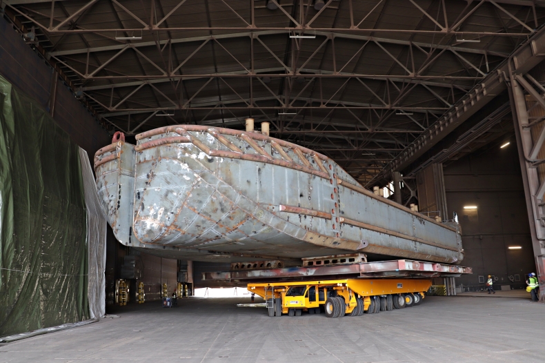 Stocznia Szczecińska "Wulkan" odbudowuje swoją działalność. Kolejne udane zlecenie [ZDJĘCIA] - GospodarkaMorska.pl