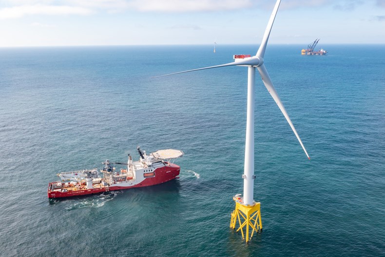 Popłynął pierwszy prąd z największej morskiej farmy wiatrowej w Szkocji - GospodarkaMorska.pl