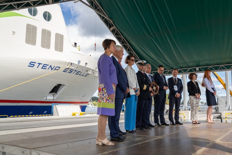 W stronę bardziej zrównoważonej żeglugi. Najnowszy prom Stena Line ochrzczony w Gdyni - GospodarkaMorska.pl