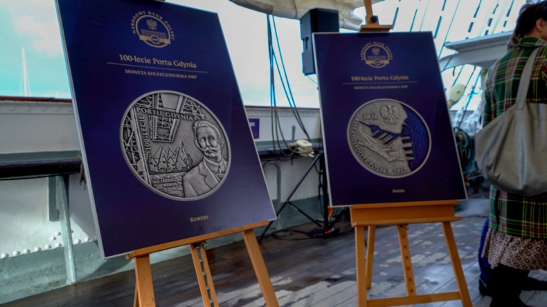 100-lecie Portu Gdynia na specjalnej monecie [WIDEO] - GospodarkaMorska.pl