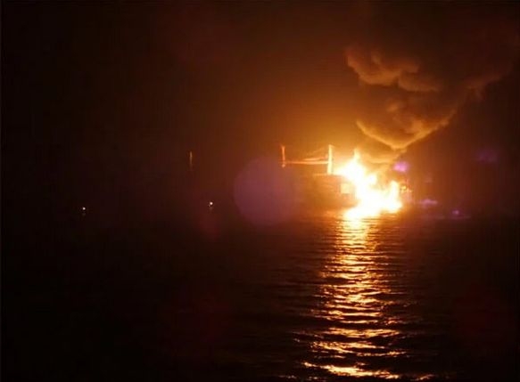 Kontenerowiec płonący na Morzu Czerwonym najprawdopodobniej zatonął - GospodarkaMorska.pl