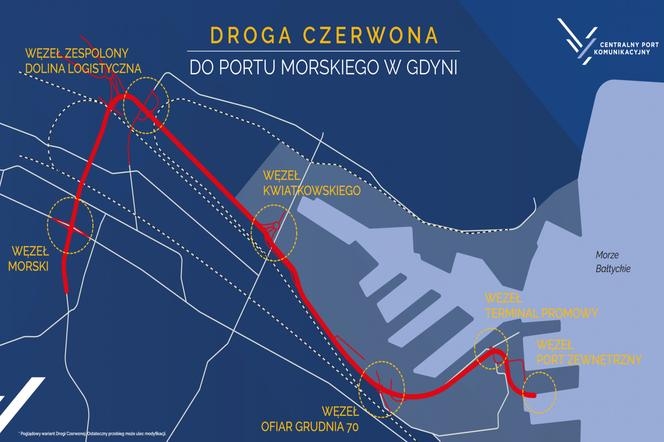 Gdynia: Podpisano umowę na prace przygotowawcze dla Drogi Czerwonej - GospodarkaMorska.pl