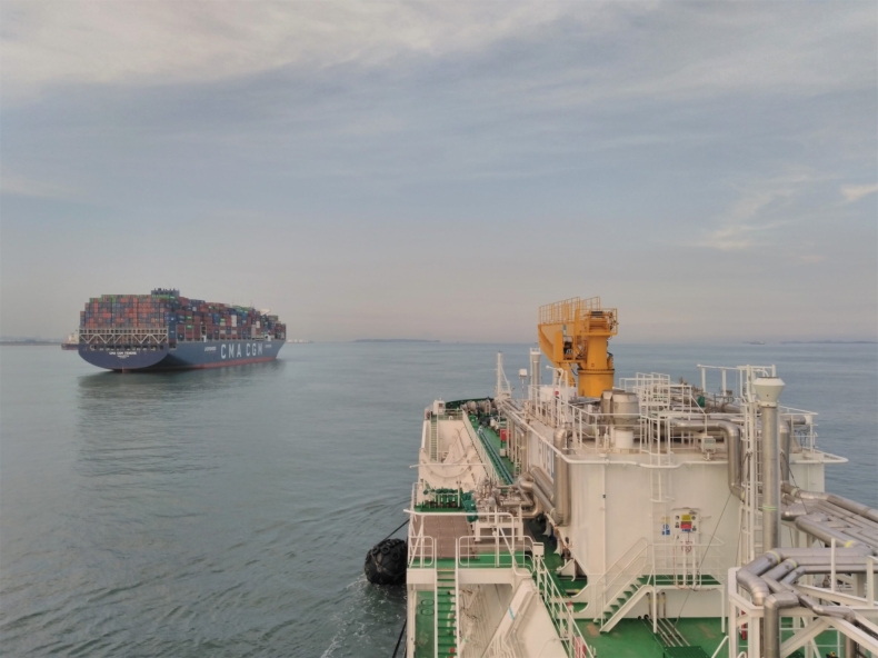 Druga bunkierka LNG zwodowana w stoczni w Korei - GospodarkaMorska.pl