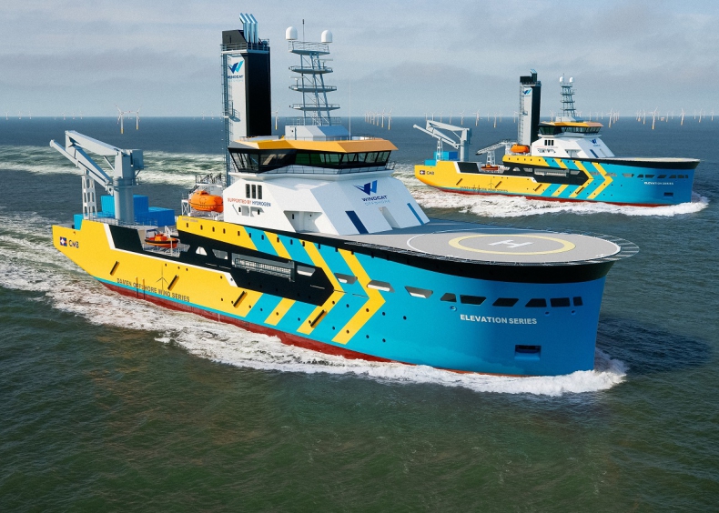 Windcat Offshore i Damen Shipyards opracowują przyszłościowe statki do obsługi farm wiatrowych - GospodarkaMorska.pl