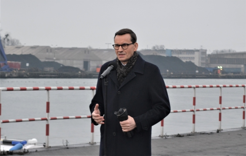 Premier: Weszliśmy w ciąg logistyczny od importu przez przeładunek węgla w portach. Będziemy wypracowywać mechanizmy, które ograniczą wysokie ceny energii dla stoczni - GospodarkaMorska.pl