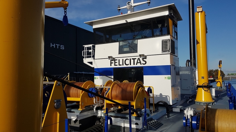 Damen dostarcza pogłębiarkę ssącą dla przemysłu stoczniowego Argentyny - GospodarkaMorska.pl