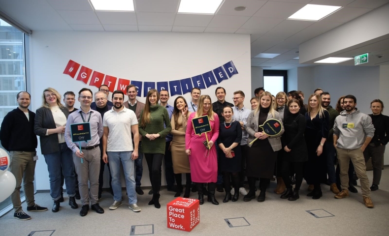 Ocean Winds otrzymał Certyfikat Great Place to Work po raz pierwszy w Polsce! - GospodarkaMorska.pl