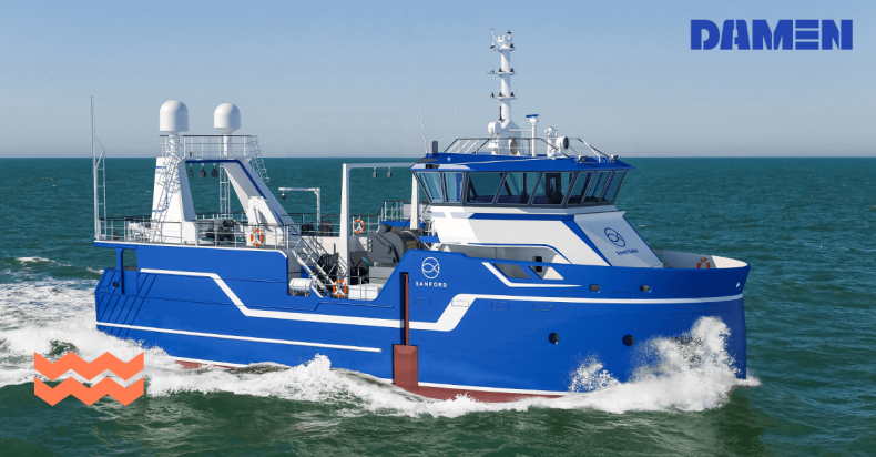 Sanford zamawia statek rybacki od Damen - GospodarkaMorska.pl