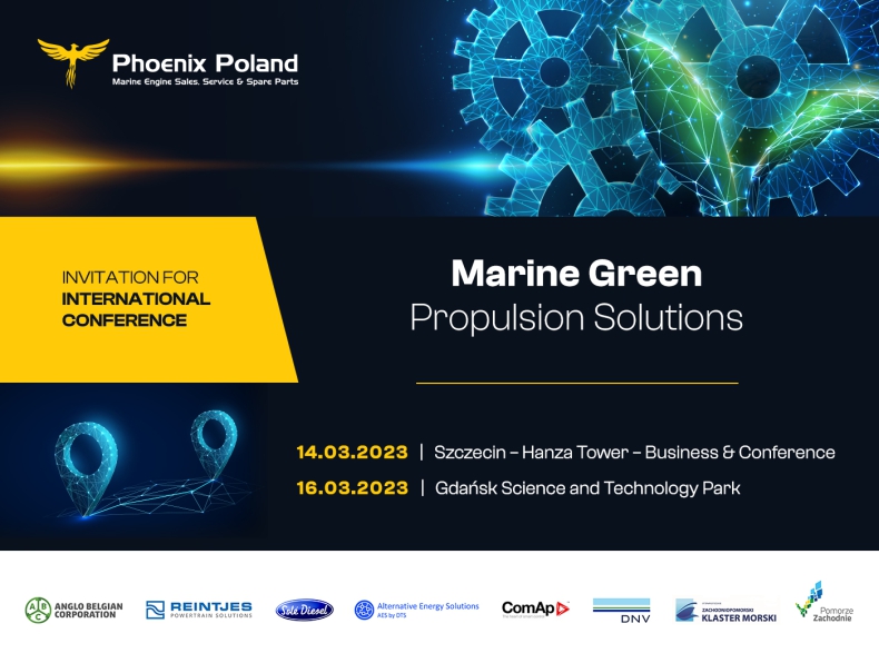 Zaproszenie na międzynarodową konferencję pt. Marine Green Propulsion Solutions - GospodarkaMorska.pl