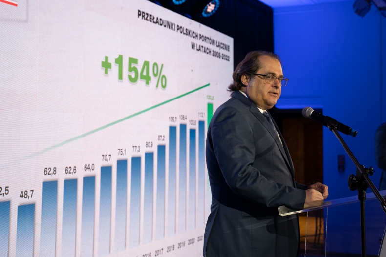 [WIDEO] Wyniki przeładunkowe polskich portów w 2022 roku - konferencja  - GospodarkaMorska.pl