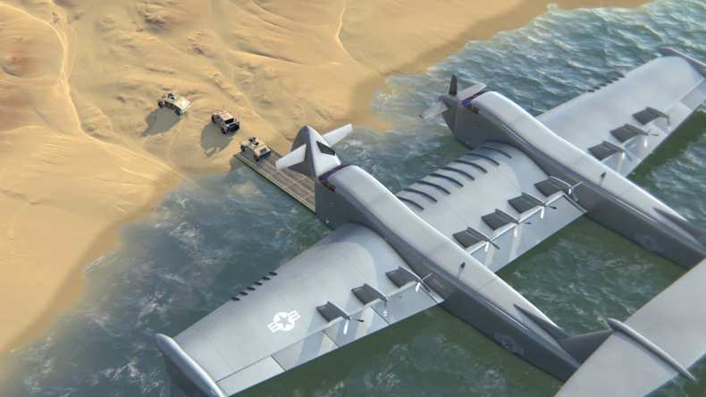 DARPA wybiera dwa zespoły do budowy ogromnej łodzi latającej przeznaczonej do transportu wojsk - GospodarkaMorska.pl