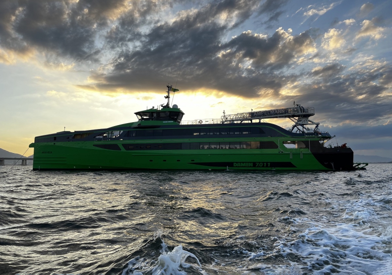 Damen i Compagnie Maritime Monegasque ogłaszają dwuletni kontrakt na FCS 7011 w Brazylii - GospodarkaMorska.pl