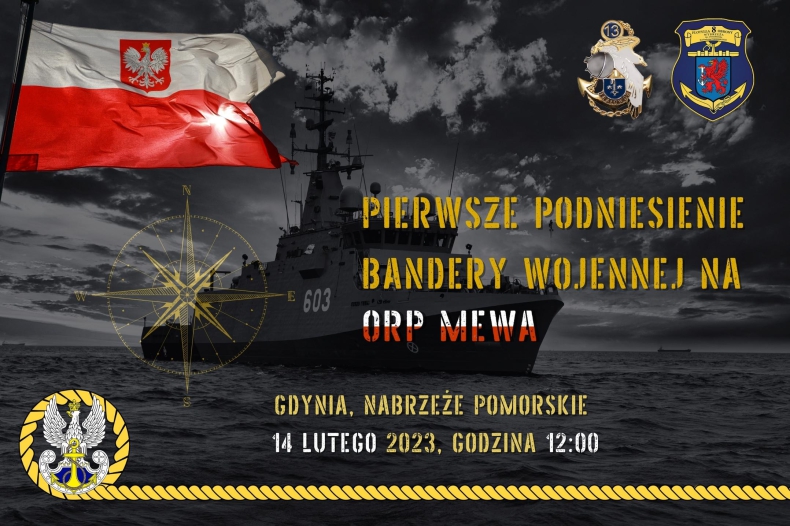 W najbliższy wtorek odbędzie się podniesienie bandery na przyszłym ORP Mewa - GospodarkaMorska.pl
