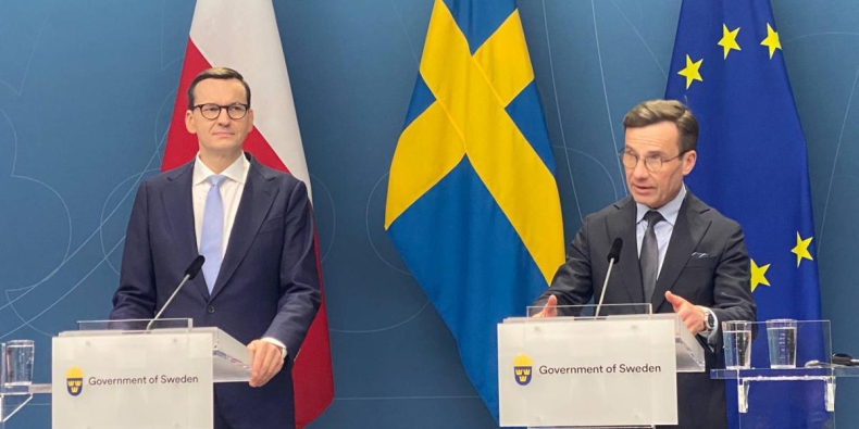 Premier Morawiecki: Razem ze Szwecją i Finlandią NATO będzie silniejsze  - GospodarkaMorska.pl