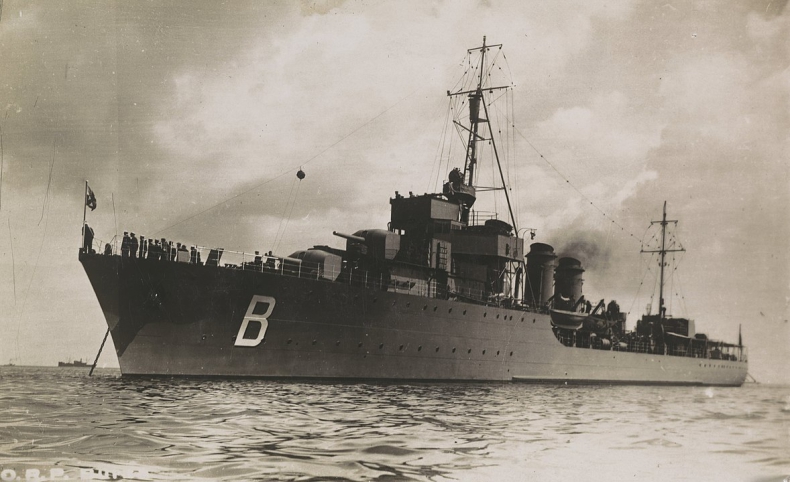 80 lat temu ORP Burza zatopił niemiecki okręt podwodny U-606 - GospodarkaMorska.pl