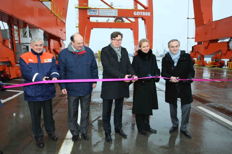 Inauguracja nowych suwnic BCT - GospodarkaMorska.pl