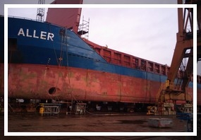 Remont masowca ALLER - GospodarkaMorska.pl