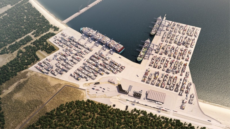 Rozpoczęła się budowa drugiego nabrzeża w DCT Gdańsk - GospodarkaMorska.pl