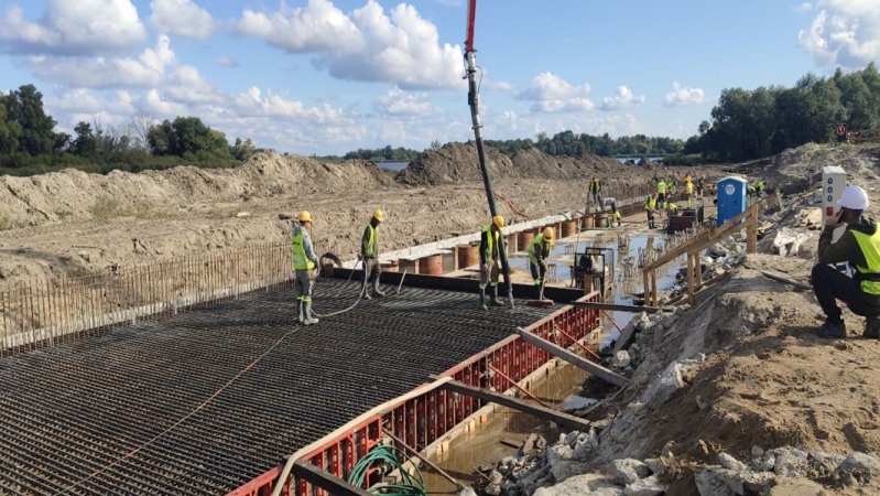 Port Szczecin: postęp prac związanych z budową oraz przebudową nabrzeży w Basenie Kaszubskim-GospodarkaMorska.pl