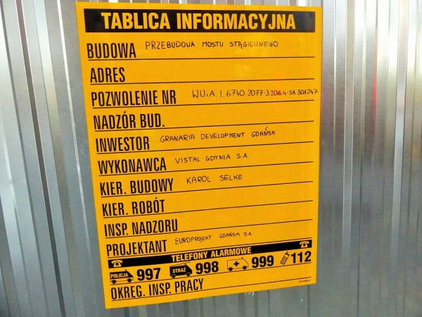 Trwa przebudowa Mostu Stągiewnego. Dzięki niej powstanie nowa marina w Gdańsku [ZDJĘCIA]-GospodarkaMorska.pl