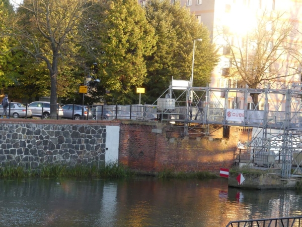 Trwa przebudowa Mostu Stągiewnego. Dzięki niej powstanie nowa marina w Gdańsku [ZDJĘCIA]-GospodarkaMorska.pl