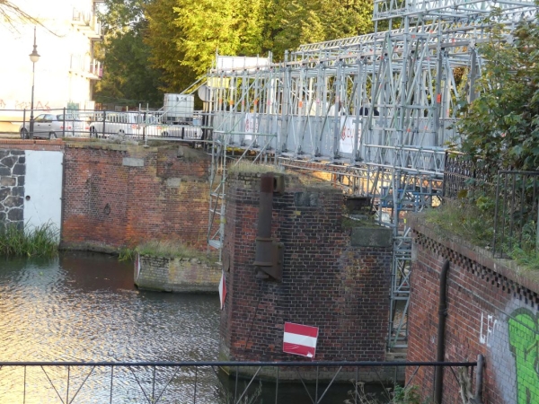 Trwa przebudowa Mostu Stągiewnego. Dzięki niej powstanie nowa marina w Gdańsku [ZDJĘCIA]-GospodarkaMorska.pl