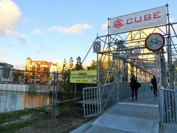 Trwa przebudowa Mostu Stągiewnego. Dzięki niej powstanie nowa marina w Gdańsku [ZDJĘCIA]-GospodarkaMorska.pl