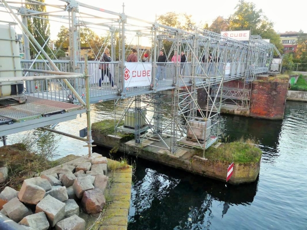 Trwa przebudowa Mostu Stągiewnego. Dzięki niej powstanie nowa marina w Gdańsku [ZDJĘCIA]-GospodarkaMorska.pl